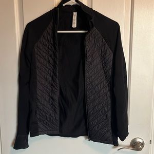 Athleta Size Small black quilted lightweight running jacket.  $35